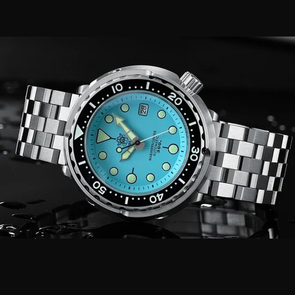 STEELDIVE Classic Watch For Men Super Luminous, Ceramic Bezel 300M Waterproof - Picture 4 of 9